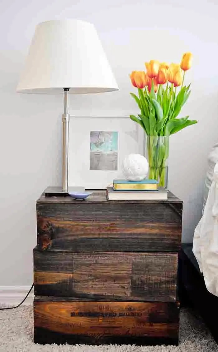 easy diy nightstand 