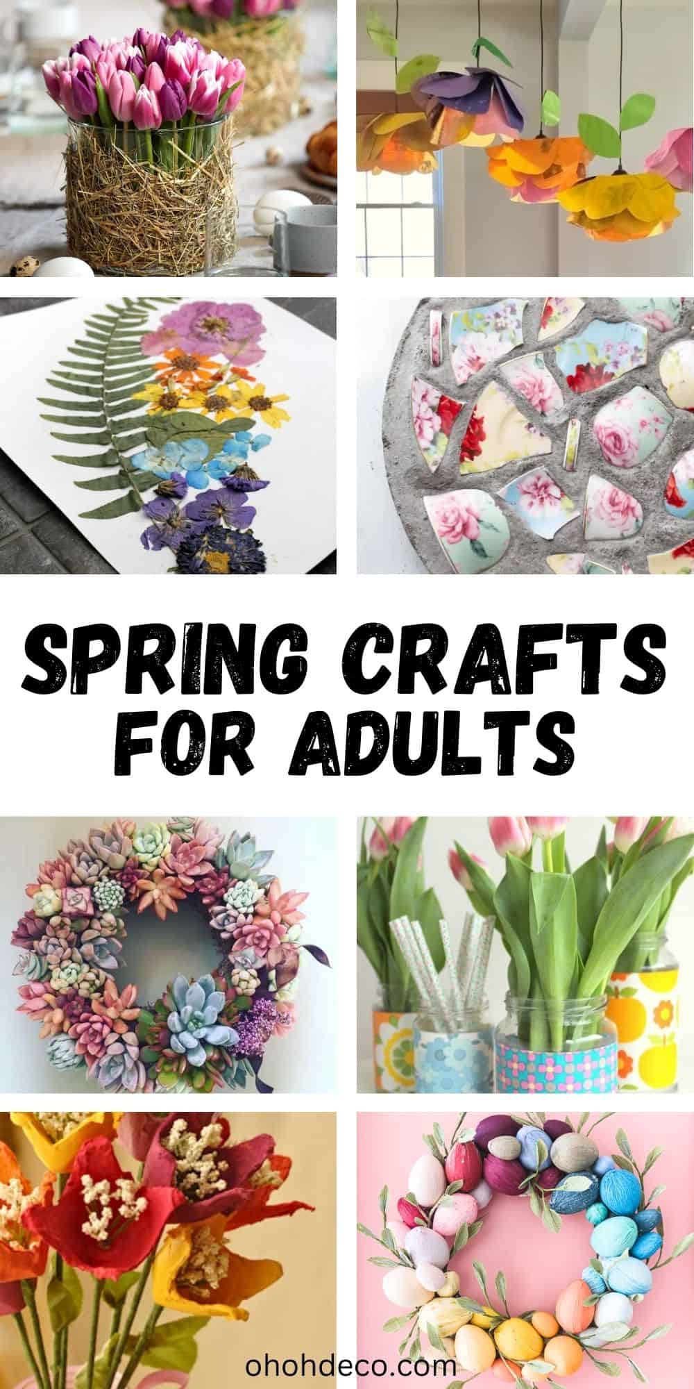 Spring crafts for adults and seniors