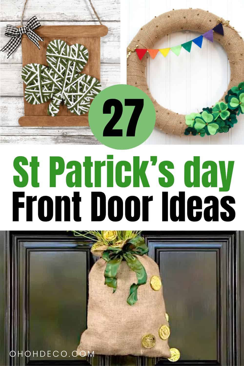 St Patrick's day door decorating ideas