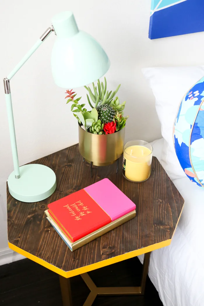 wood side table diy