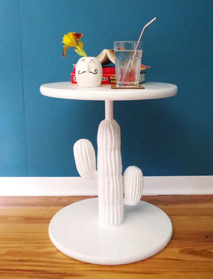 cactus side table diy