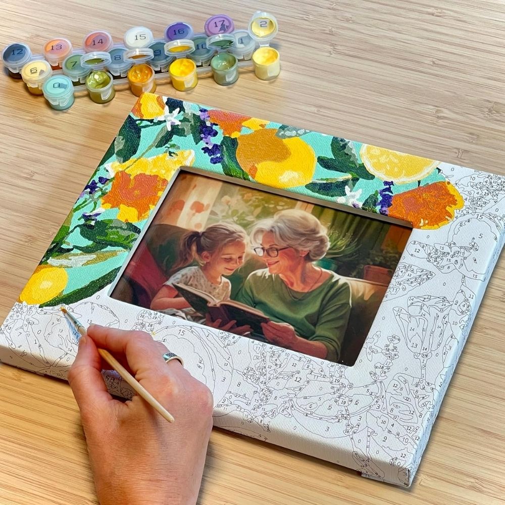 painted photo frame