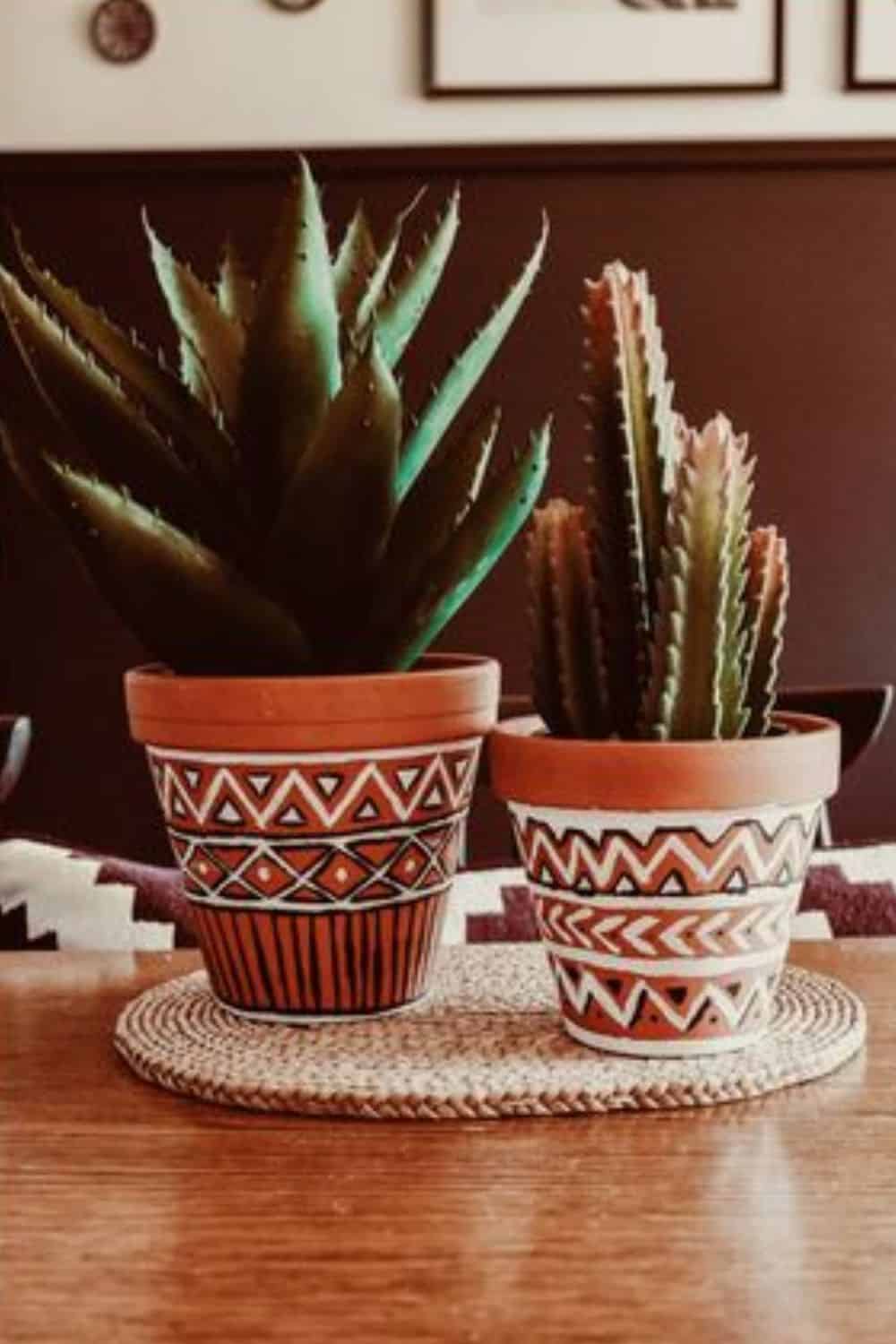 aztec pot painting diy