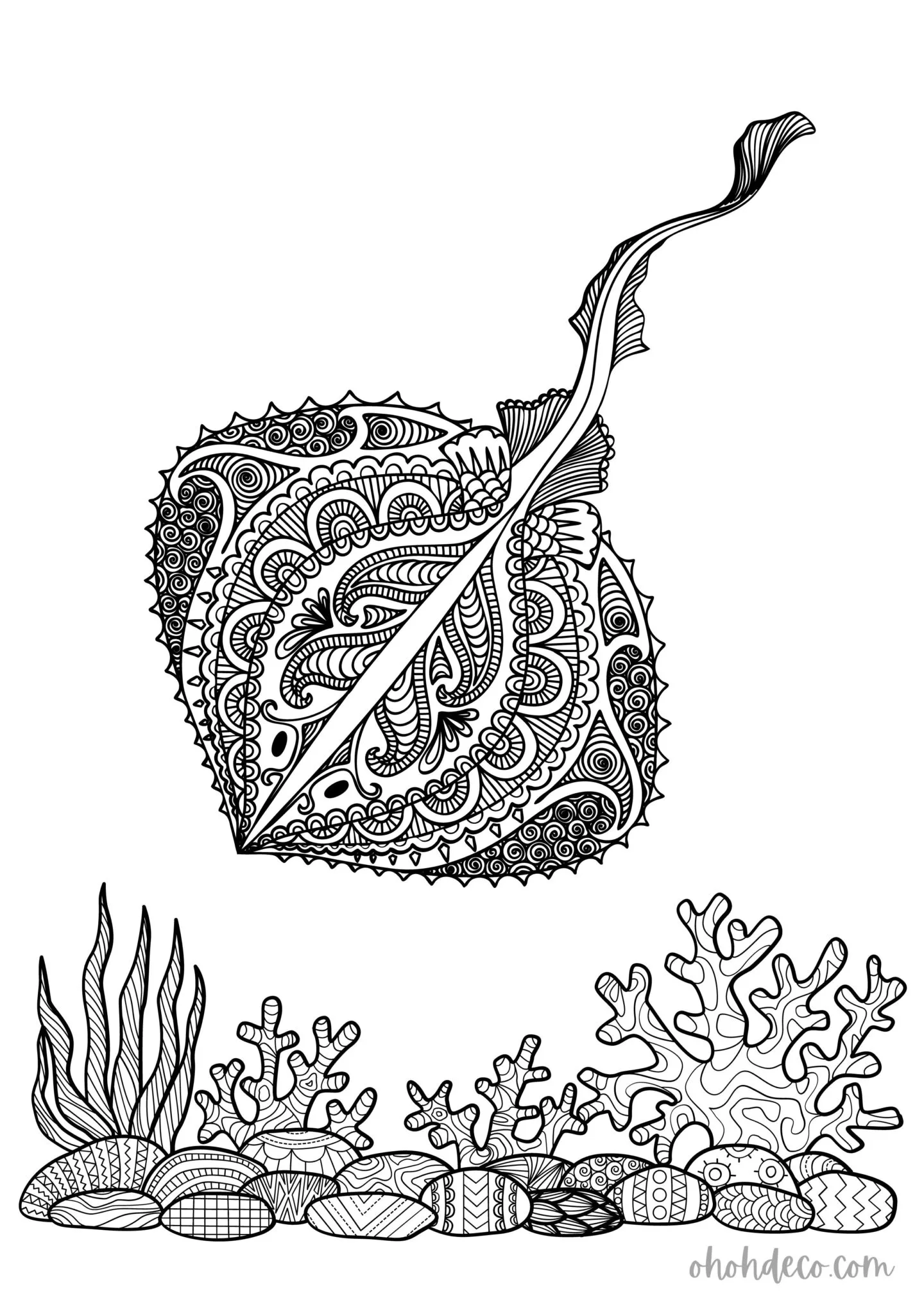 ray coloring page