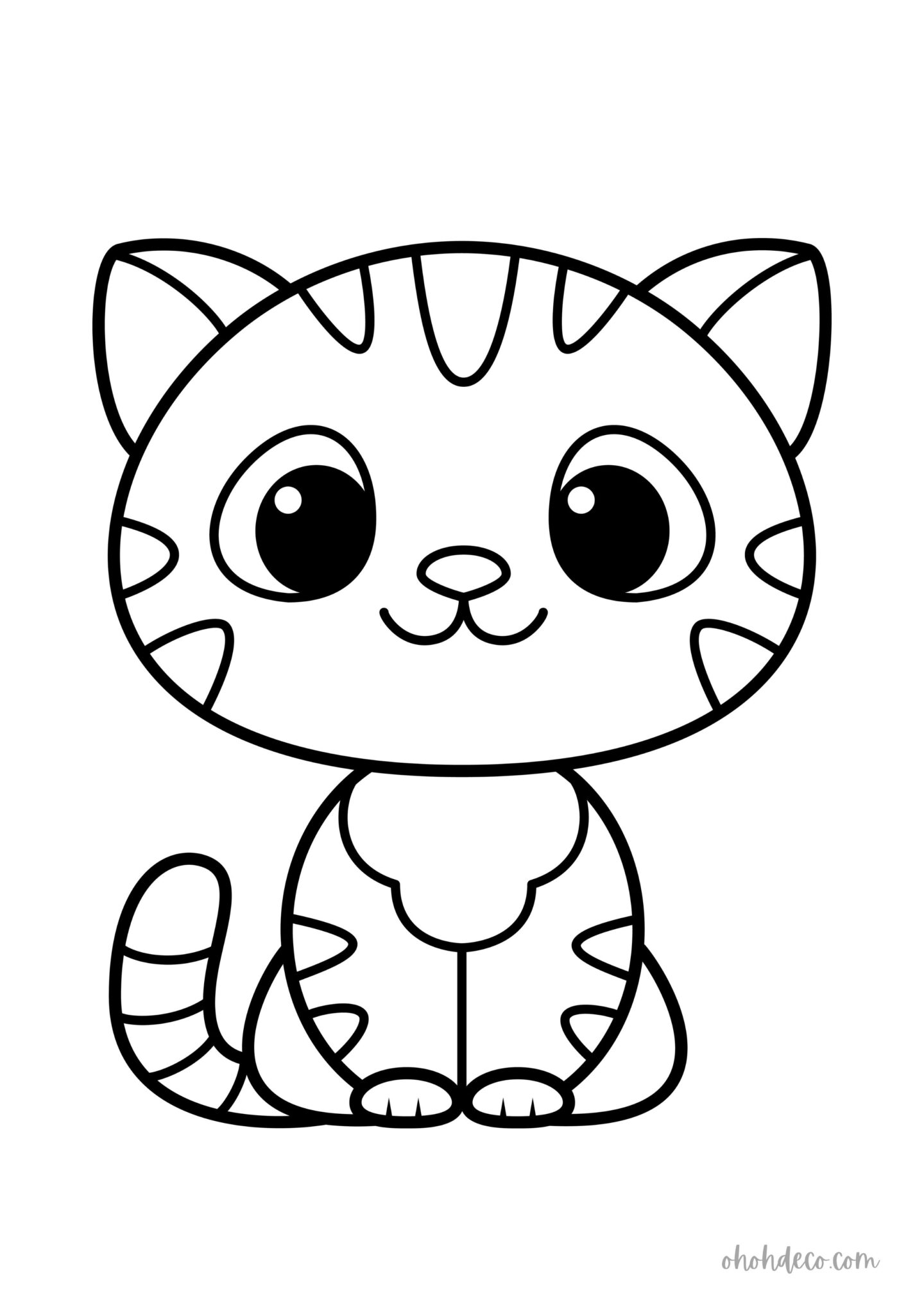 cute cat color sheet