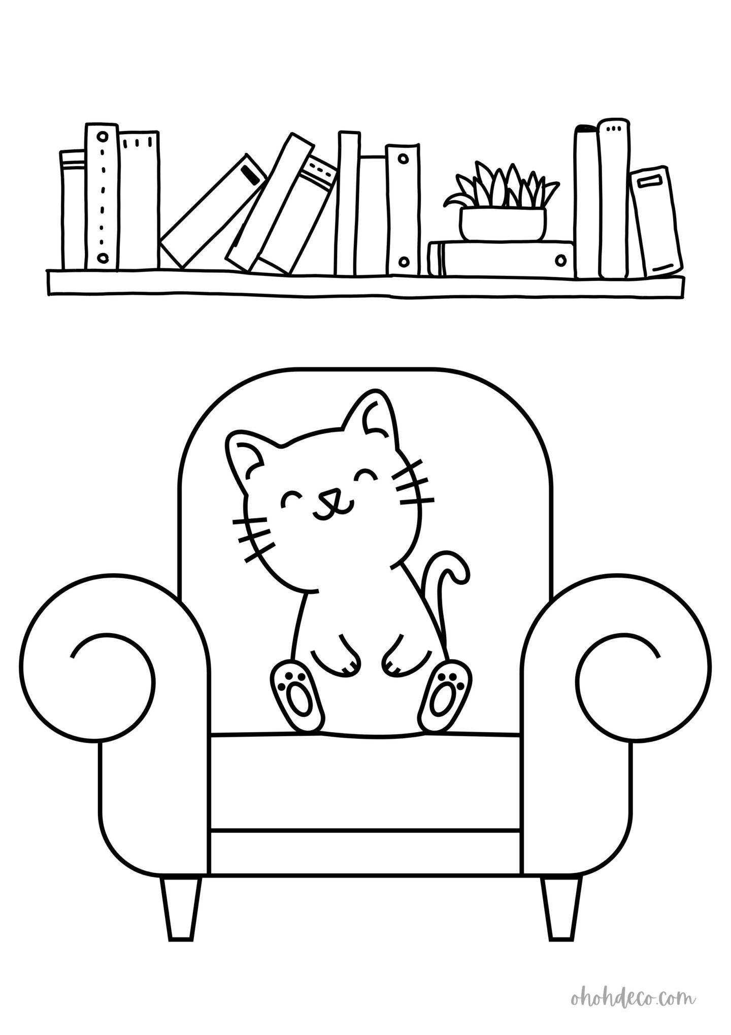 cat seating color sheet