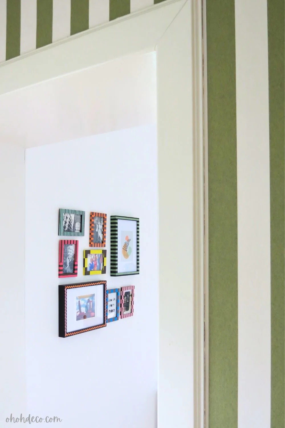 diy decorated photo frames