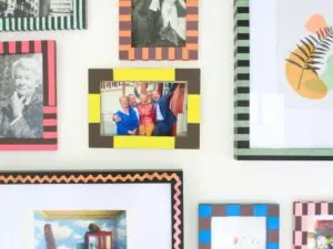 decorating a photo frame