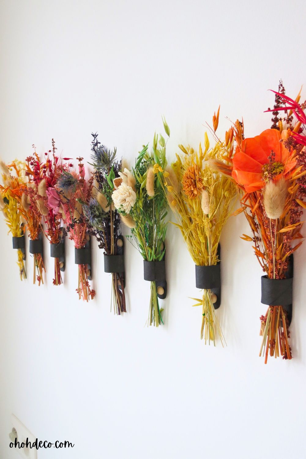 DIY Dried flower decor