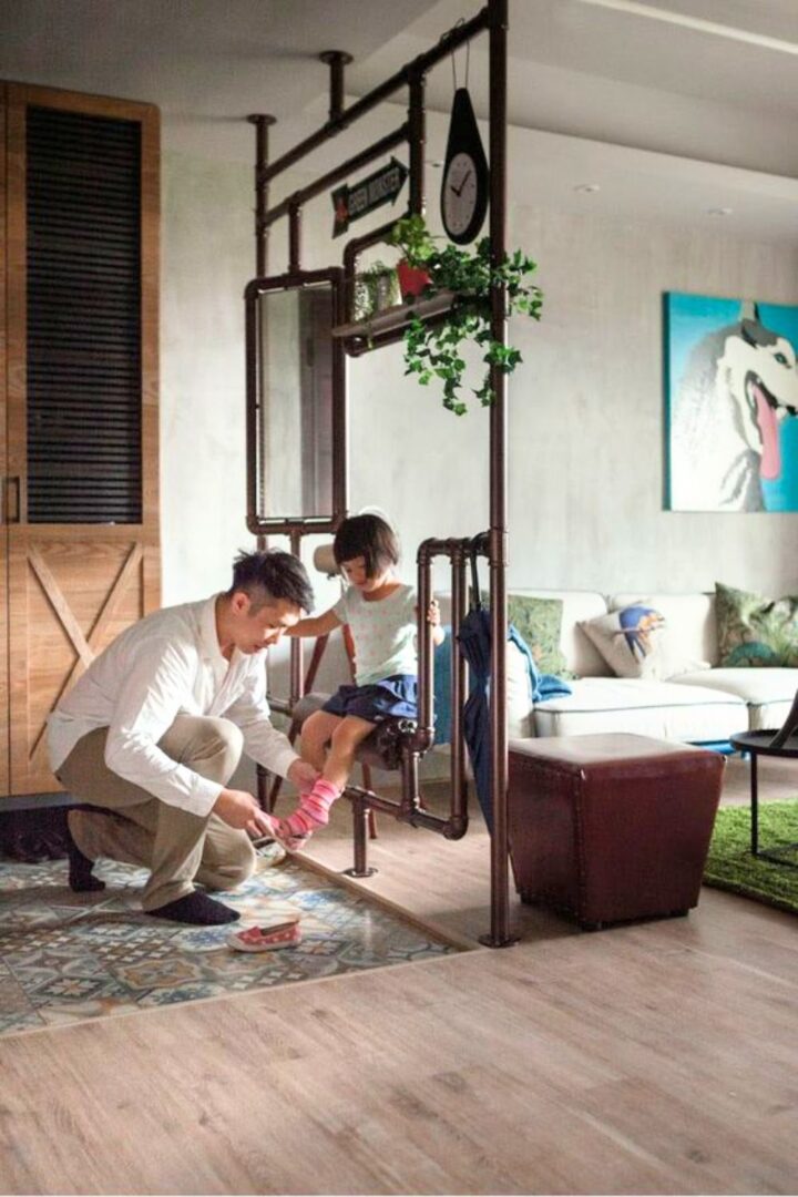 10 Creative Floor to Ceiling Room Divider Ideas