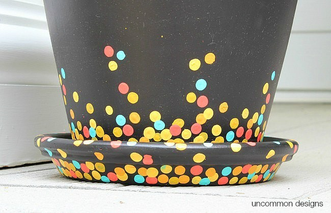 confetti pot painting