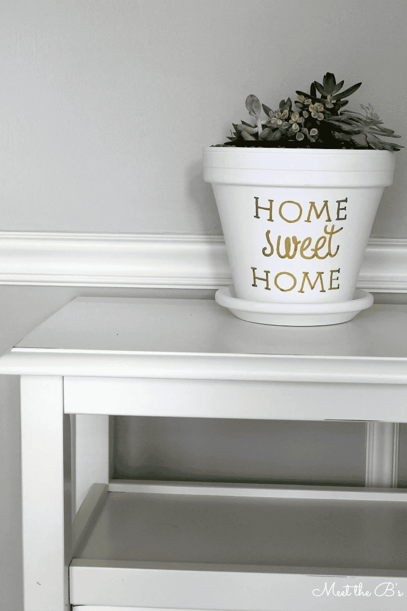 diy message planter