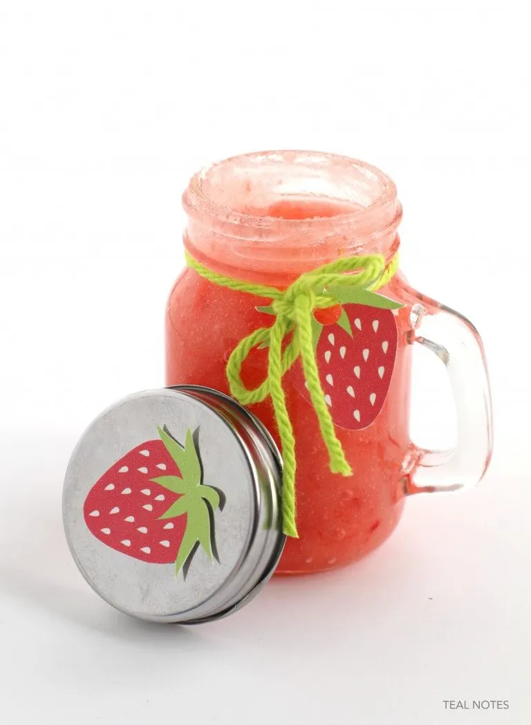 strawberry sugar scrub