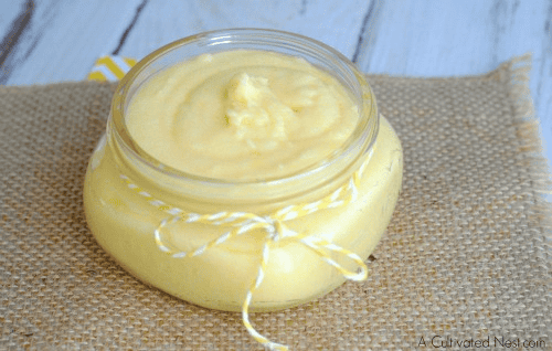 homemade lemon scrub