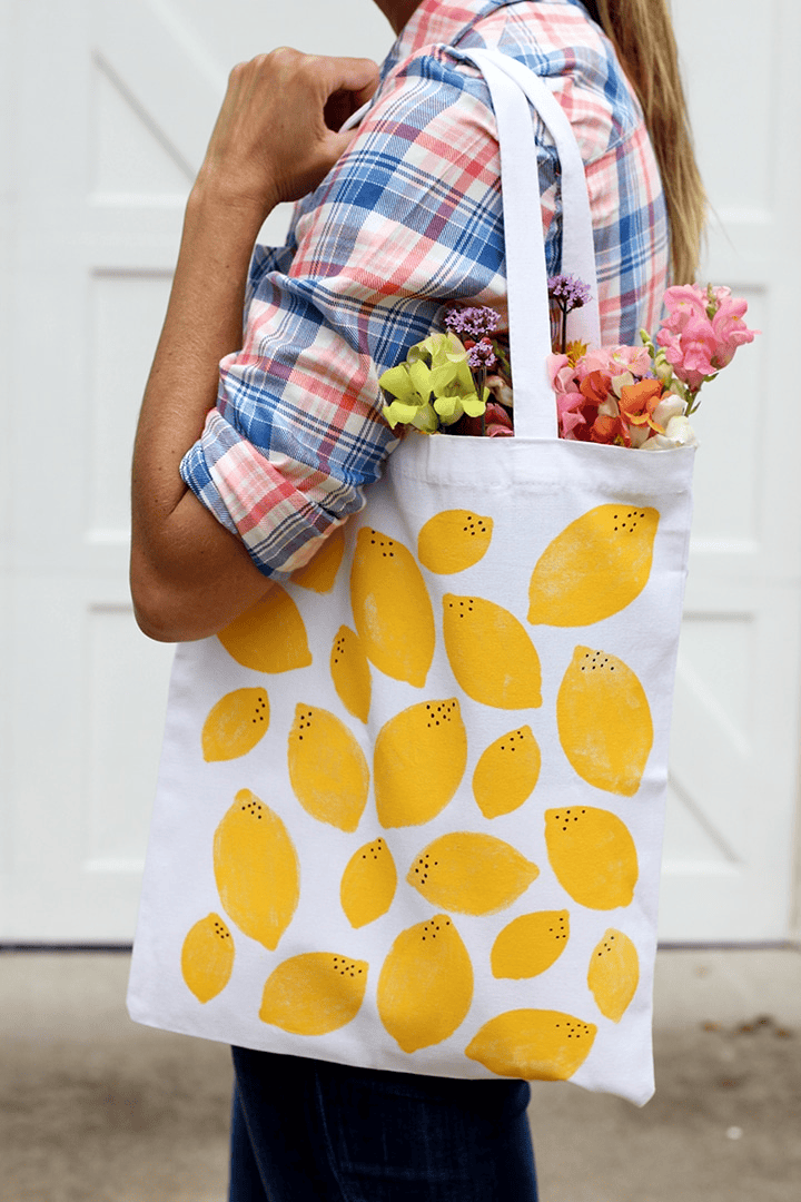 diy lemon fruit craft 