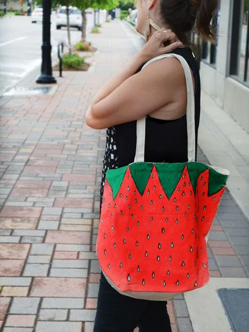 strawberry bag diy
