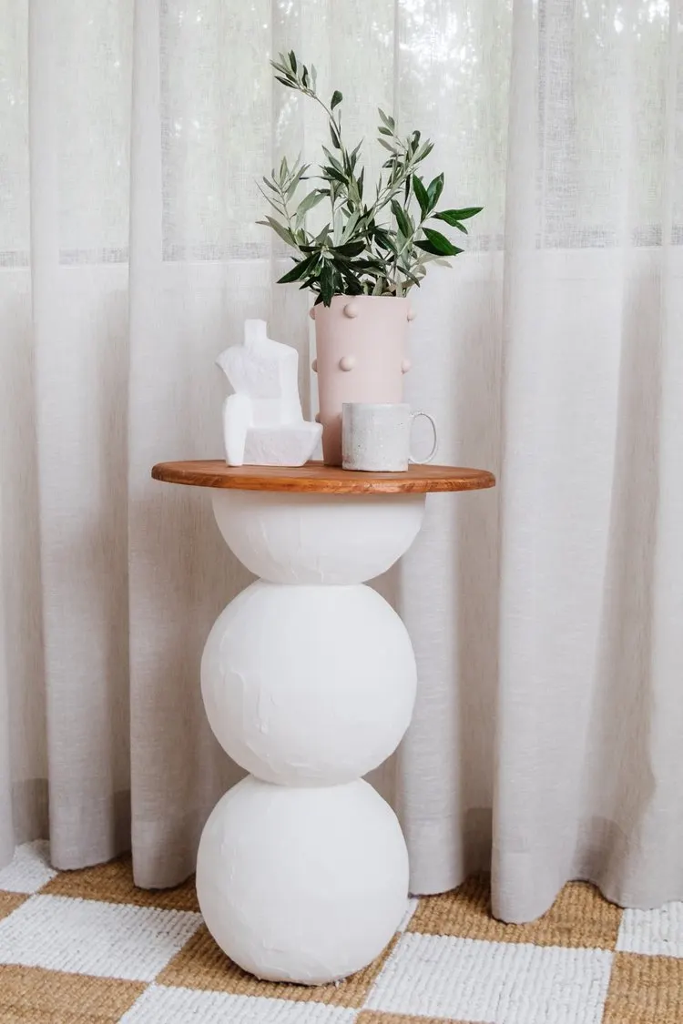 diy ball side table