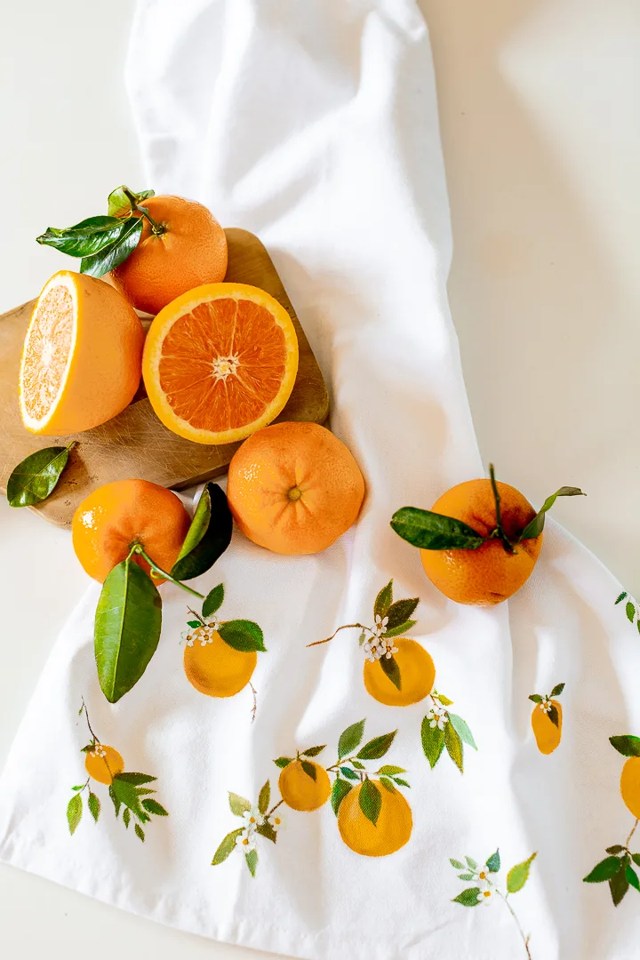 hand painted towel diy