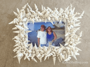 beach crafts make a seashell frame