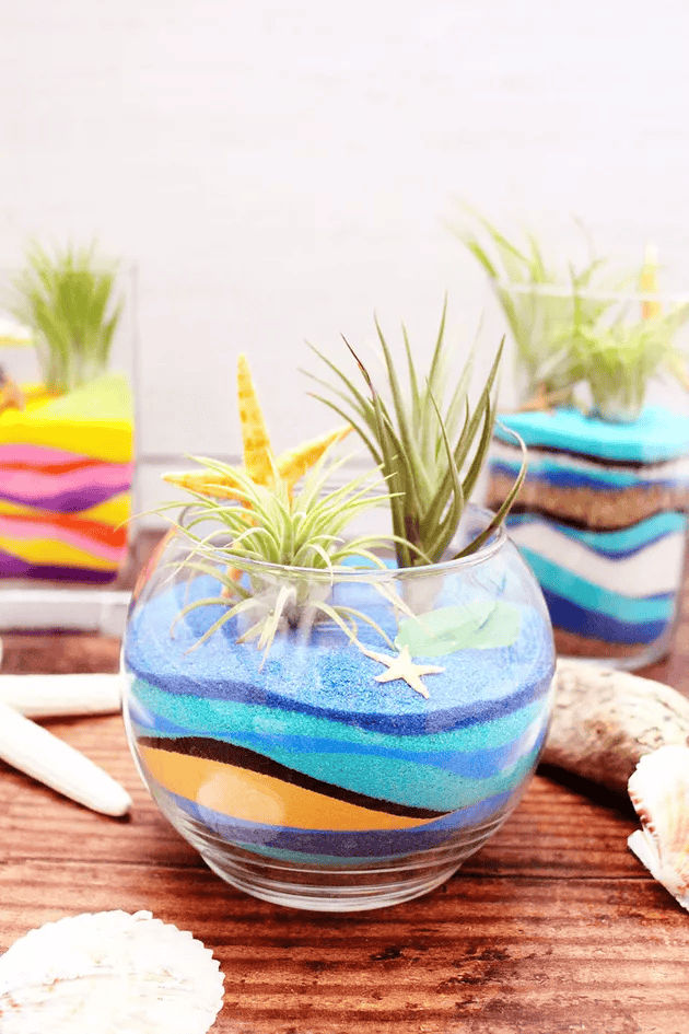 diy sand art terrarium