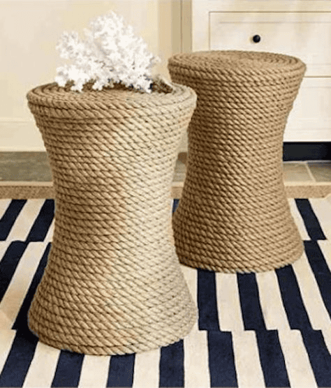 rope side table idea