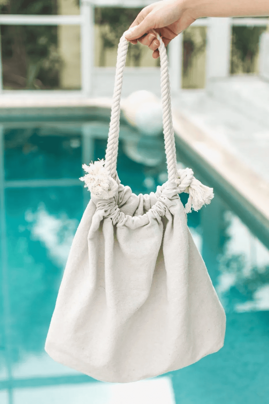 no sew beach bag