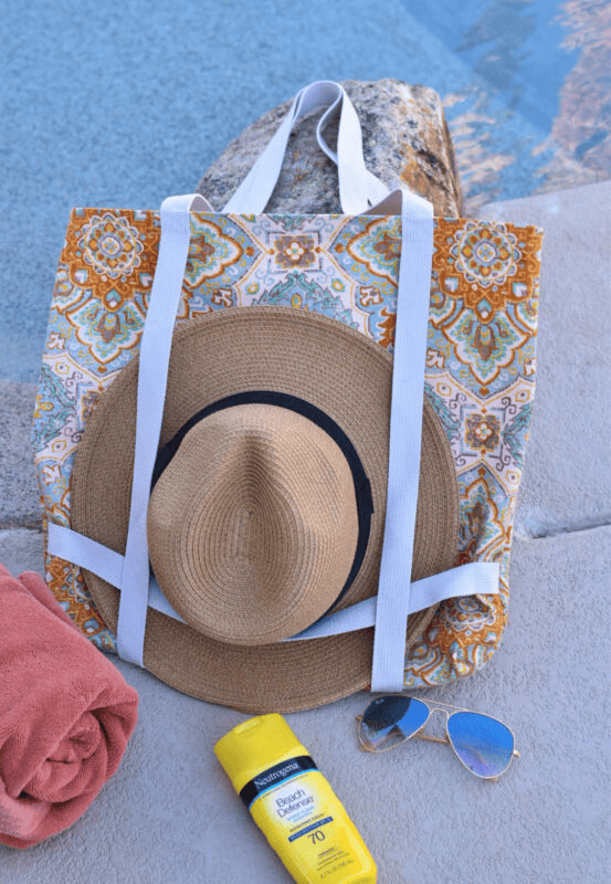 hat tote bag sewing pattern