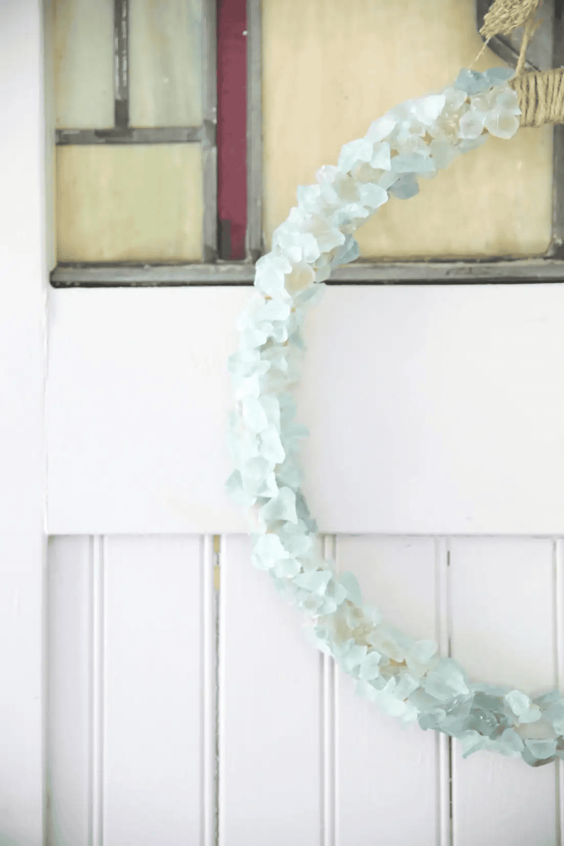 sea glass wreath diy