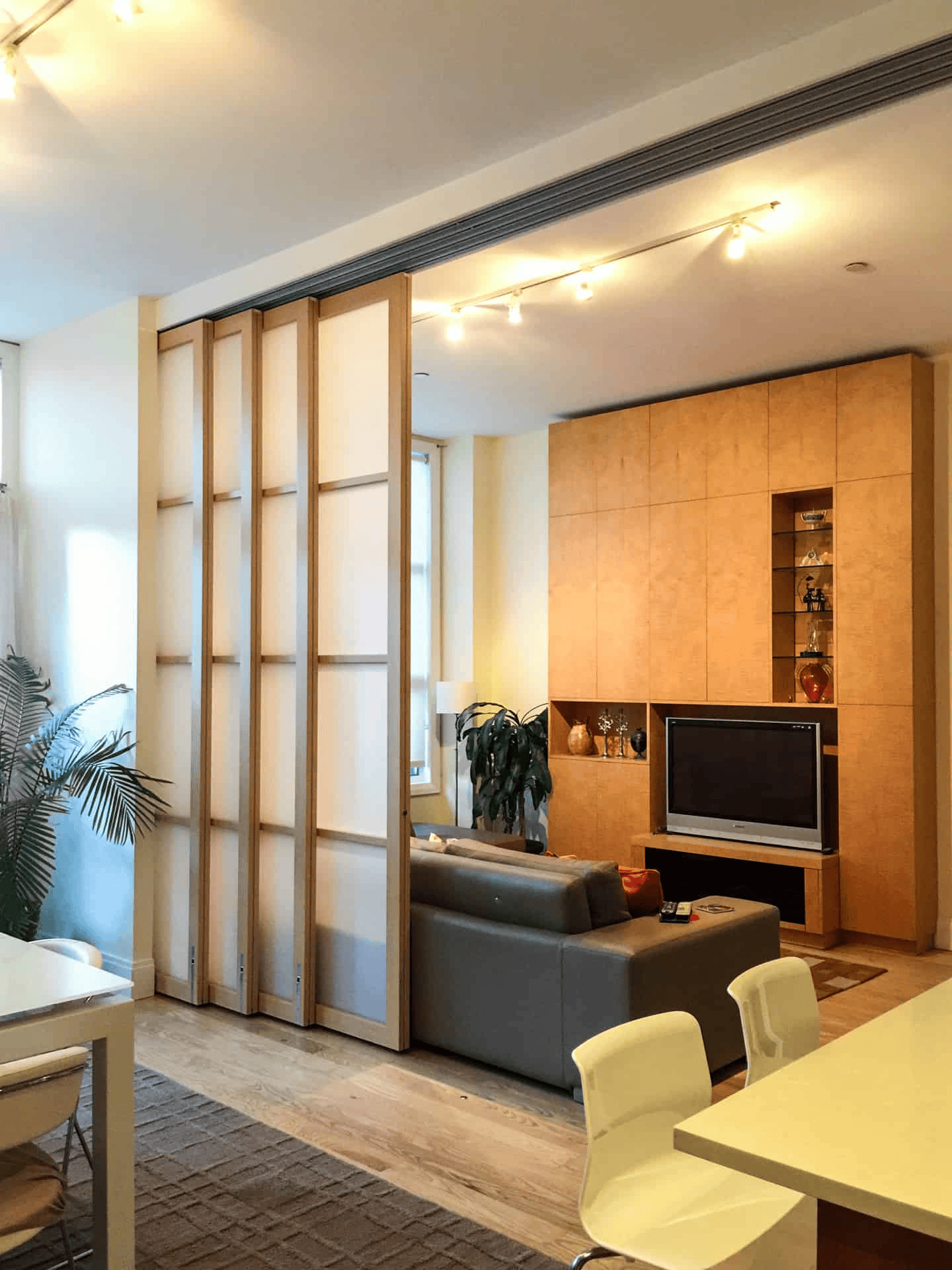 sliding door room divider