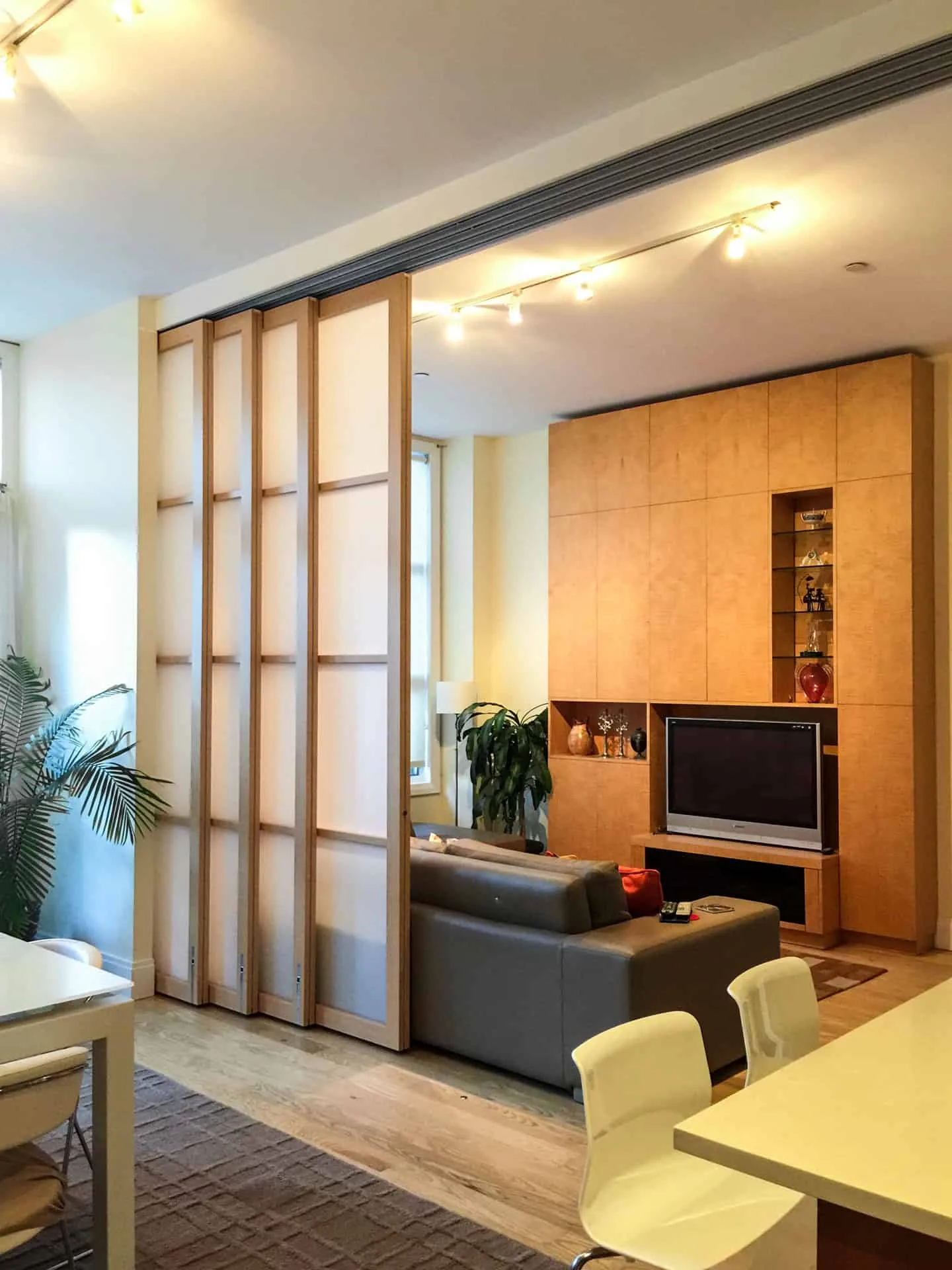 sliding door room divider