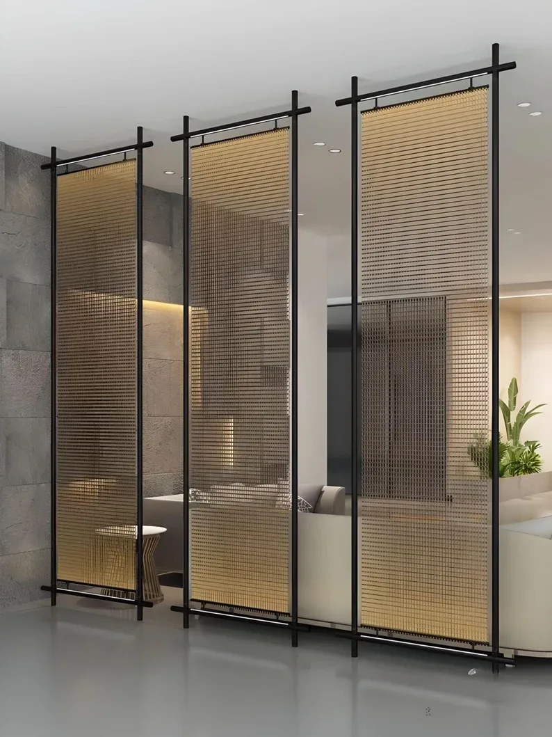 metal mesh room divider