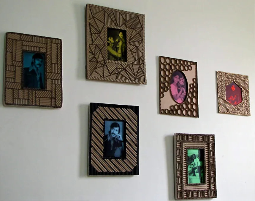 cardboard frame diy