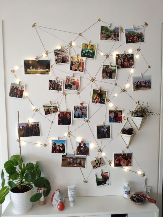 diy picture wall display