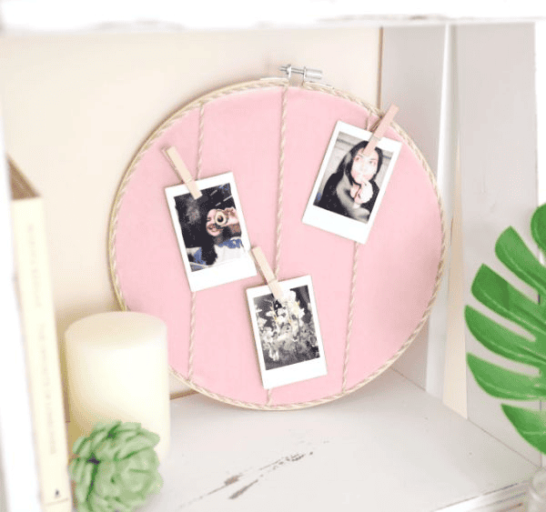 hoop picture holder