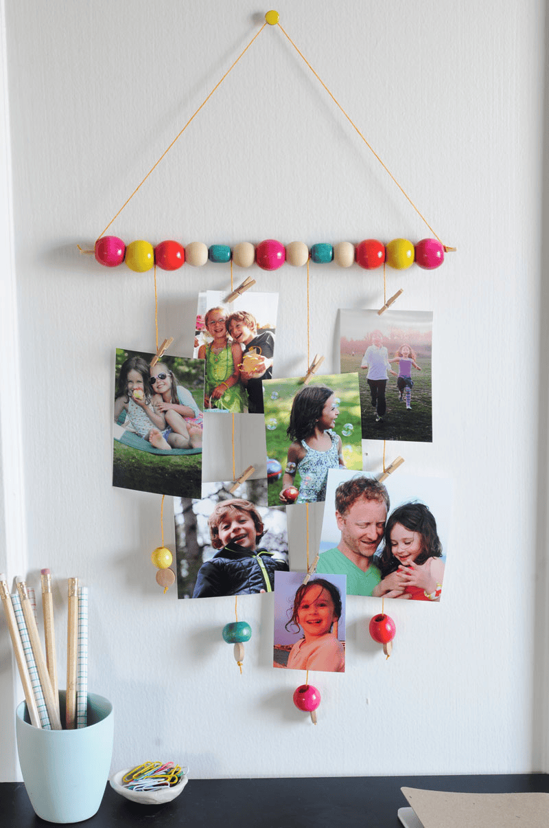 family photo hanging diy