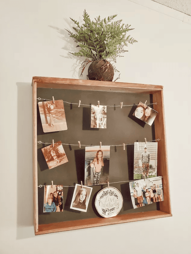 diy photo shadow box