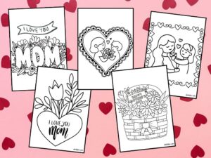 mother's day coloring pages