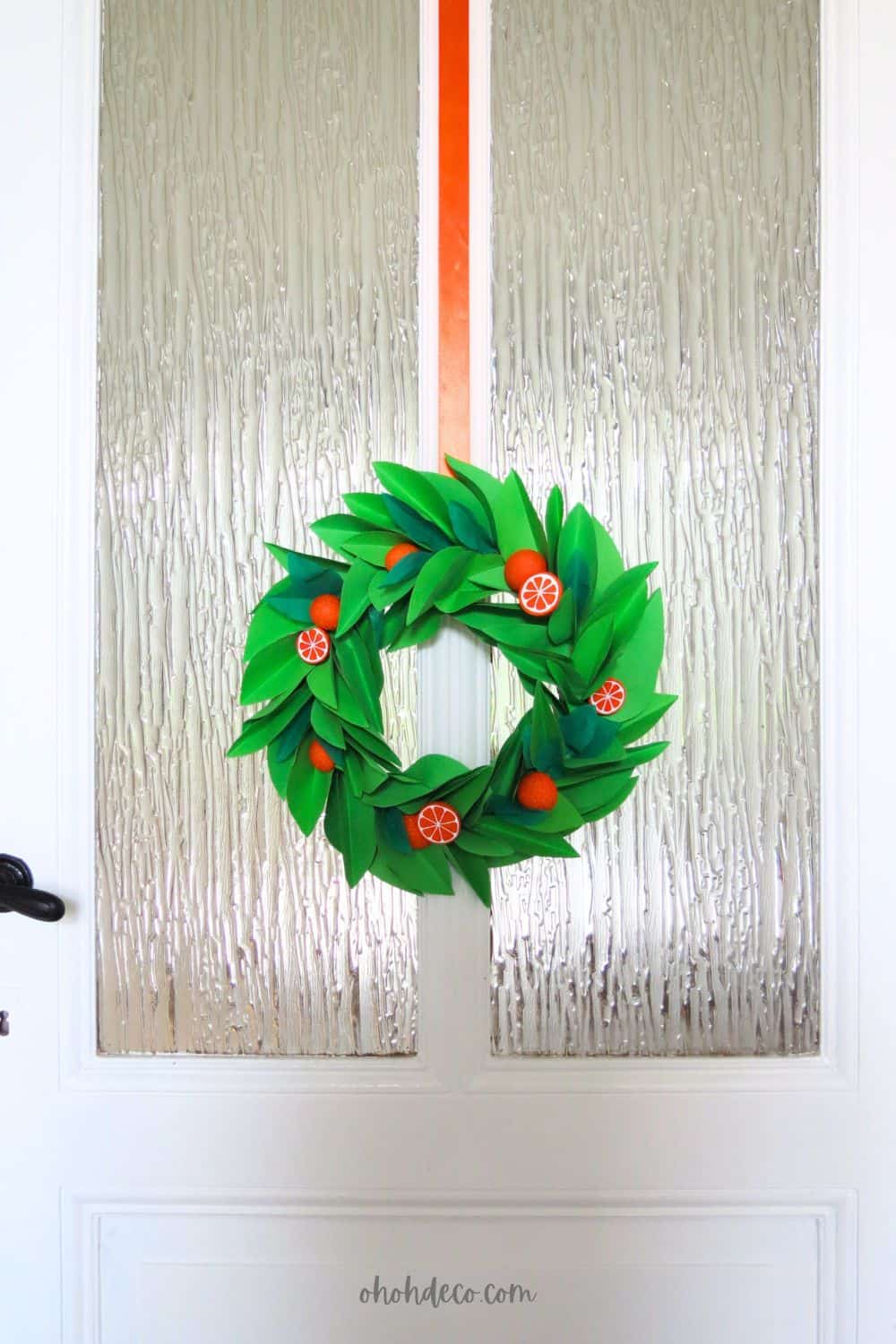 diy paper wreath 