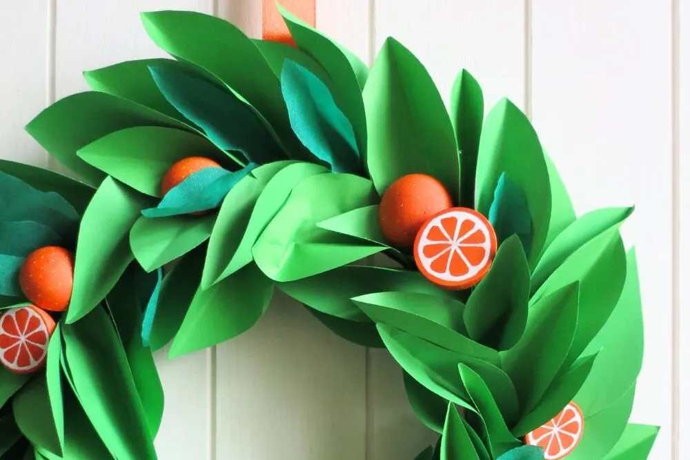 paper wreath