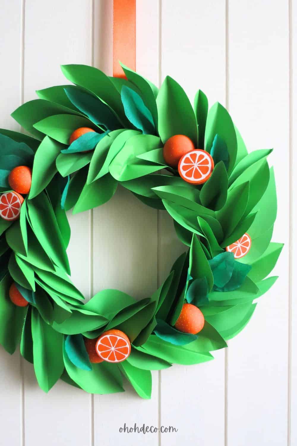 paper wreath