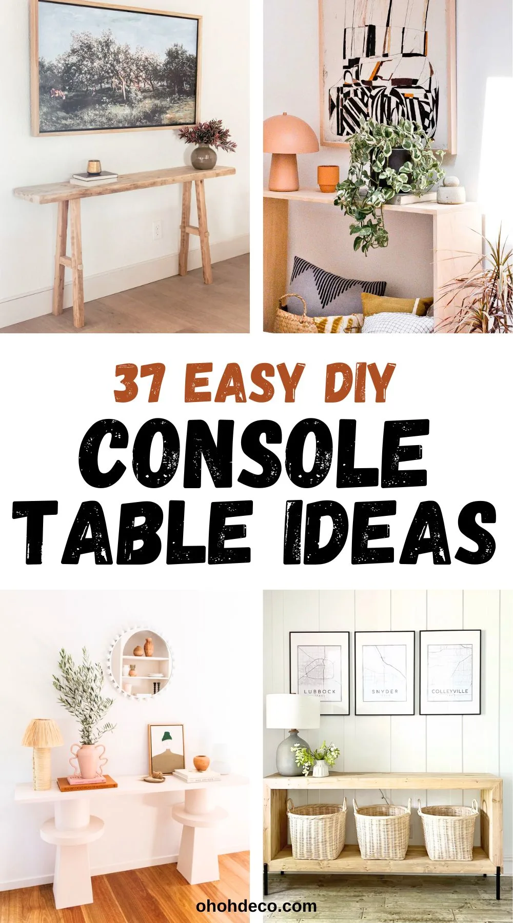 diy table console ideas