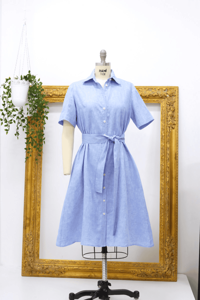 shirt dress sewing tutorial