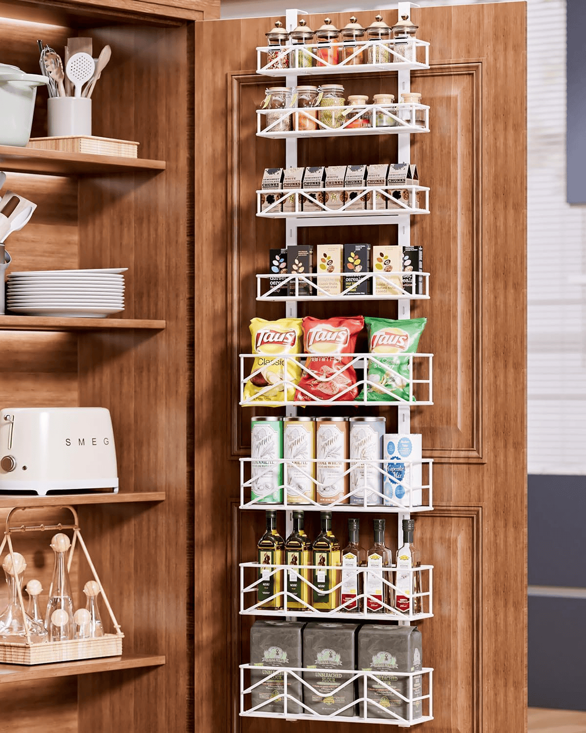 over door pantry spice organizer
