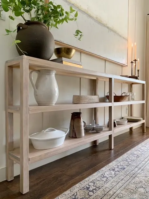 farmhouse hallway table