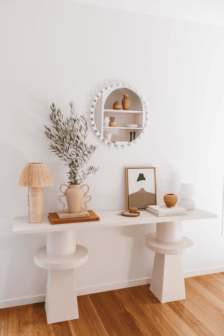 planter into console table