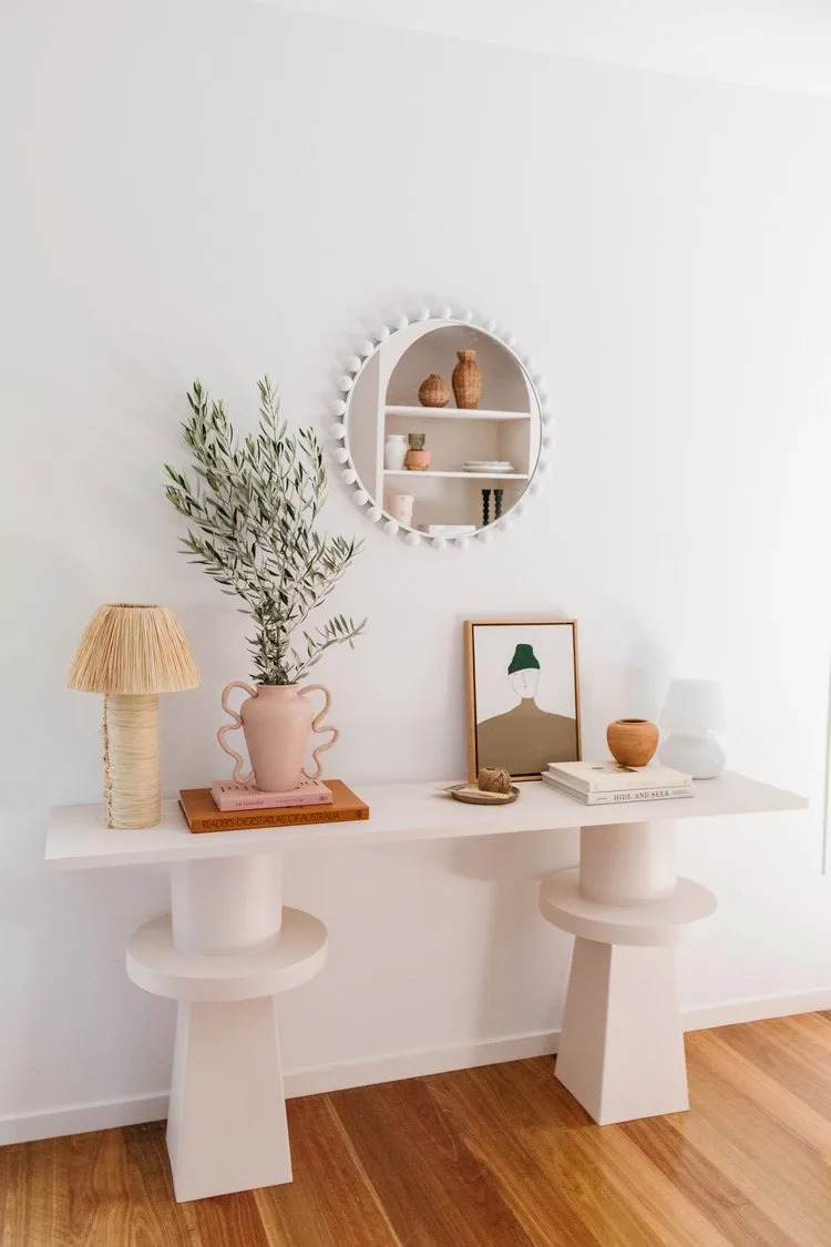 planter into console table