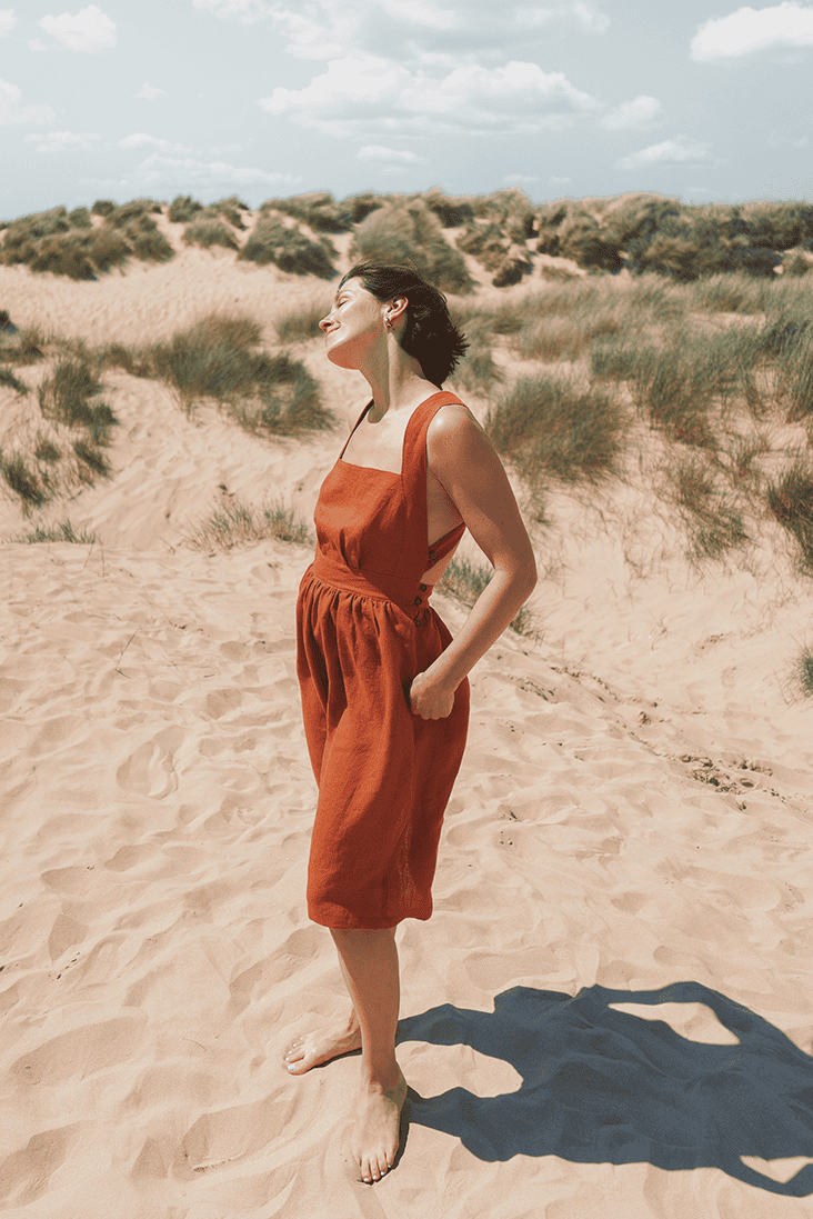 diy apron dress