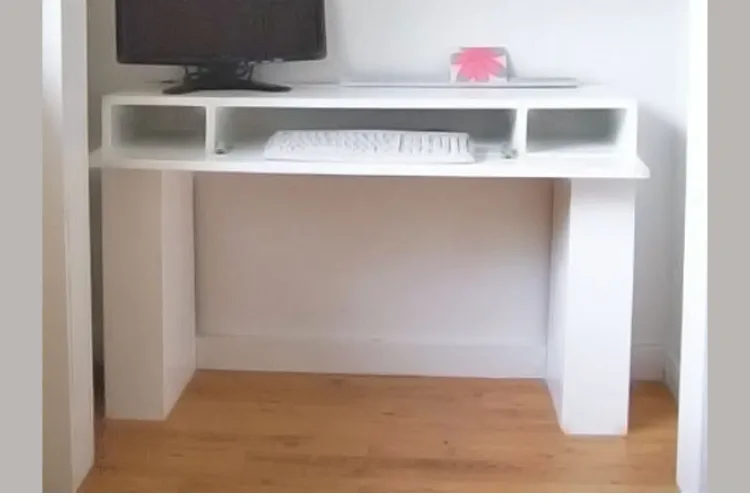 hidden storage diy console table