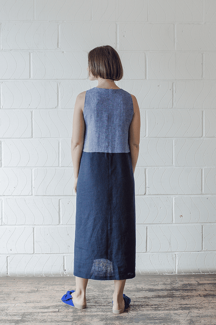 ombre maxi dress DIY