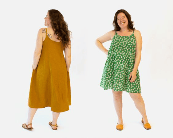 spaghetti straps dress DIY